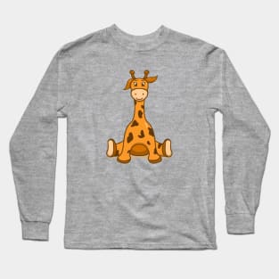 happy giraffe Long Sleeve T-Shirt